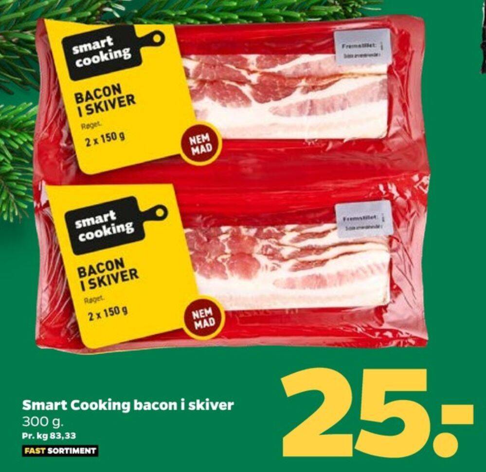 Smart Cooking Baconskiver Tilbud Hos Netto