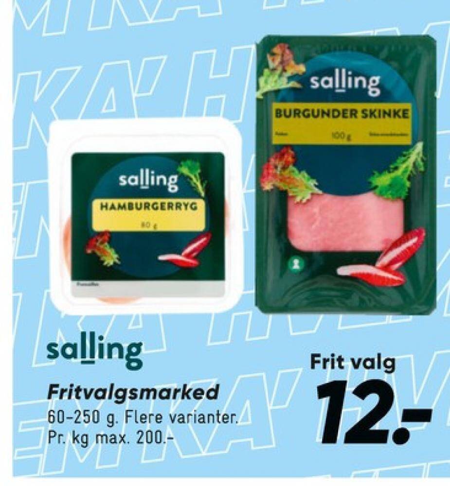 Salling Hamburgerryg Tilbud Hos Bilka