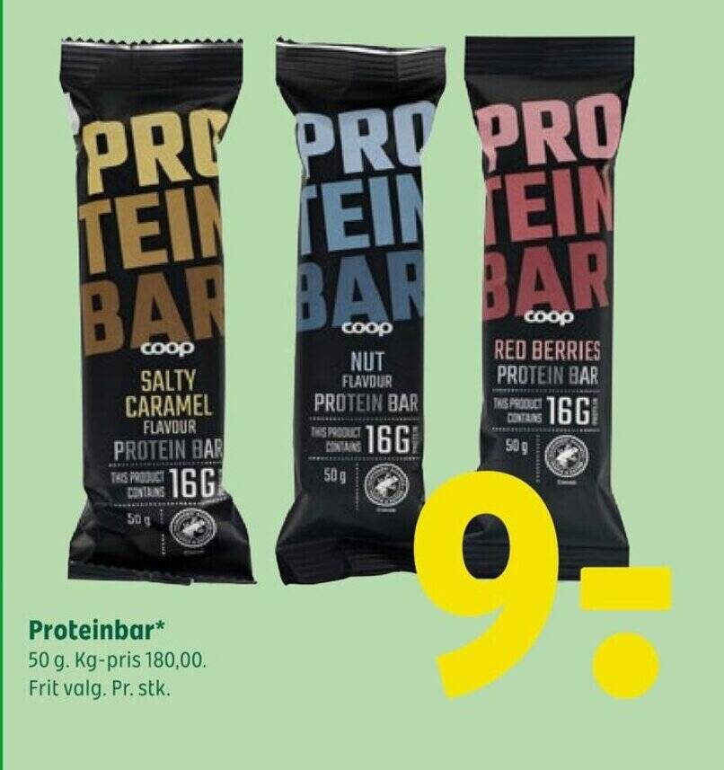 Proteinbar Tilbud Hos Coop