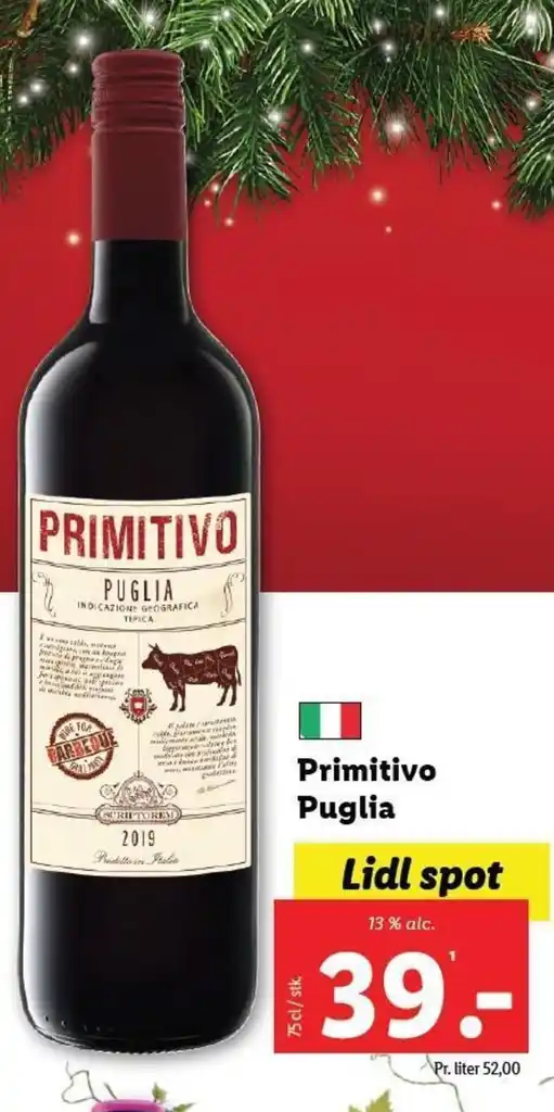 Primitivo Puglia Tilbud Hos Lidl