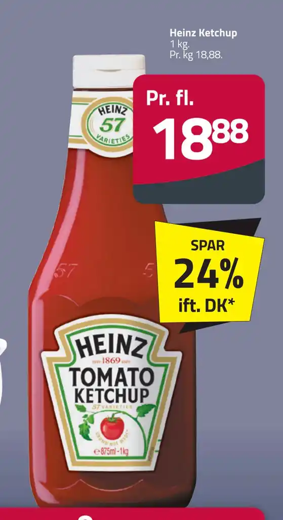 Heinz Ketchup Tilbud Hos Fleggaard