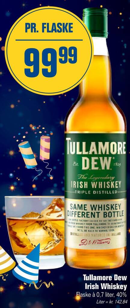 Tullamore Dew Irish Whiskey Tilbud Hos Otto Duborg