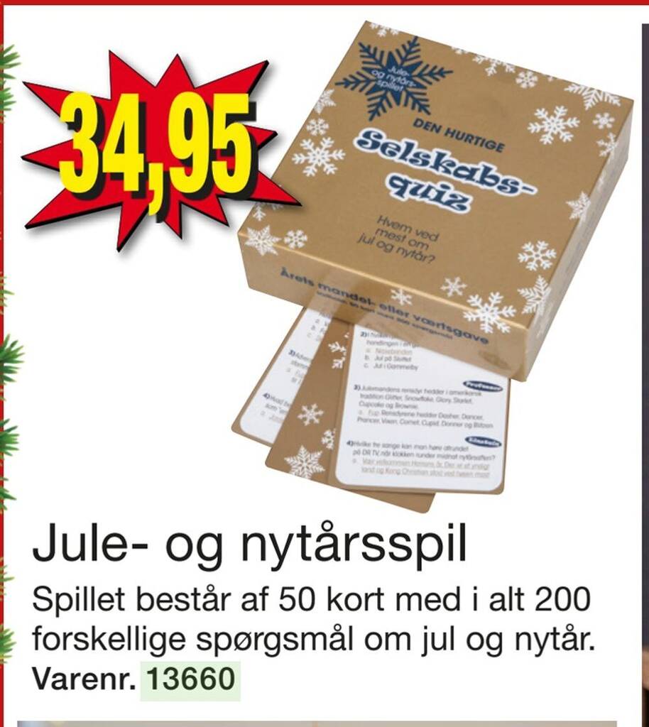 Jule Og Nyt Rsspil Tilbud Hos Harald Nyborg