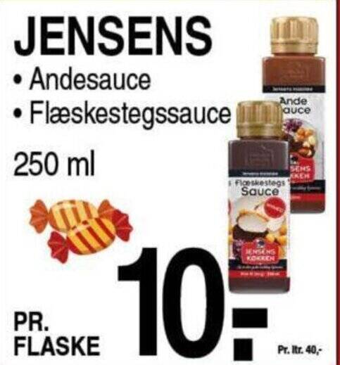 Jensens Andesauce Fl Skestegssauce Tilbud Hos Abc Lavpris