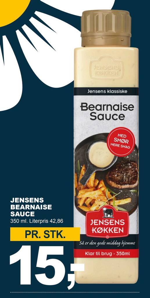 Jensens bearnaise sauce tilbud hos Let Køb