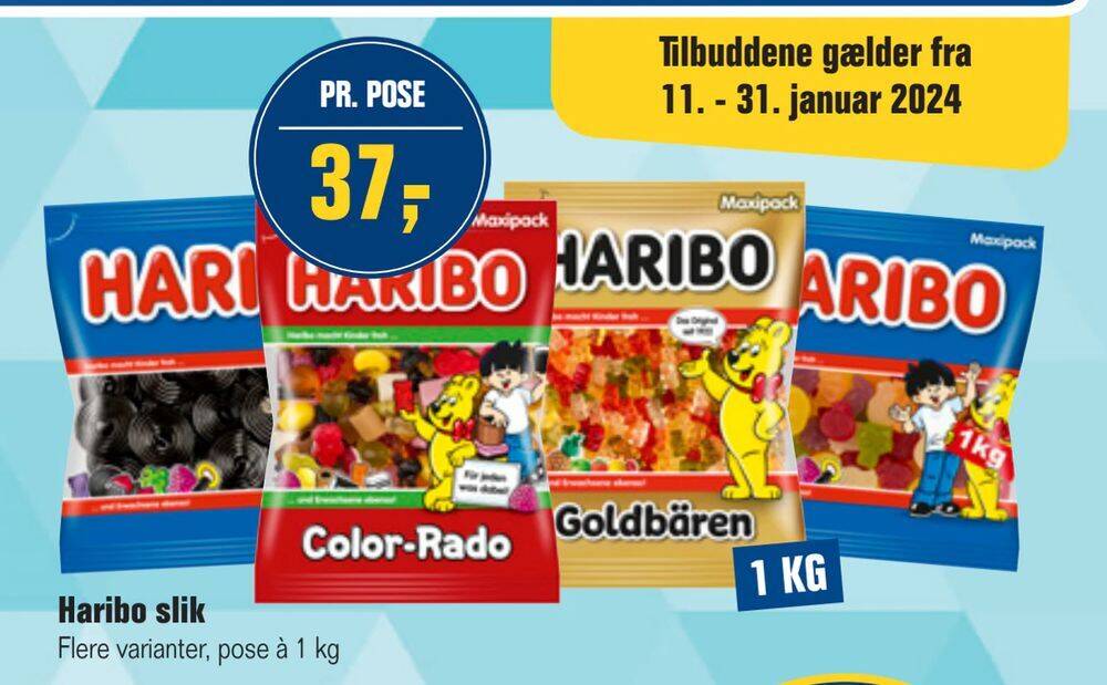 Haribo Slik Tilbud Hos Otto Duborg