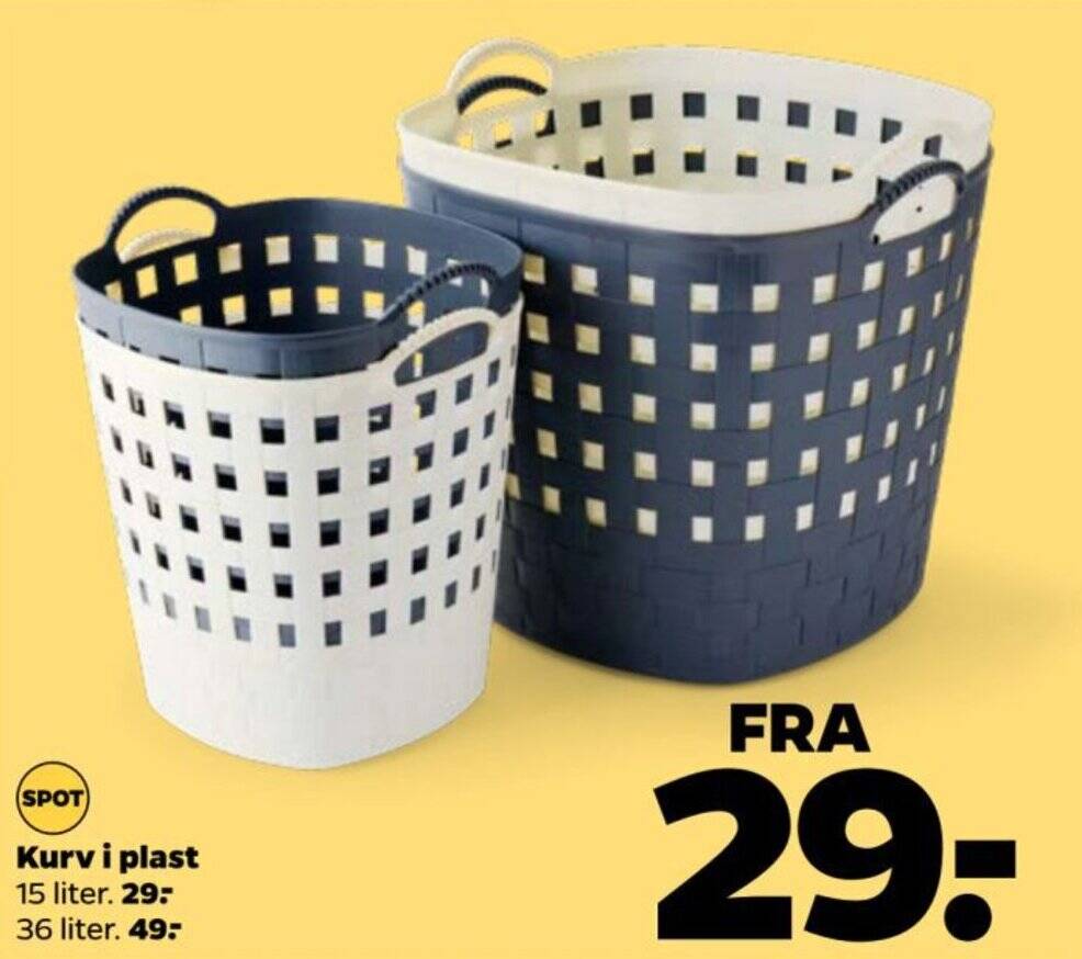 Kurv I Plast Tilbud Hos Netto