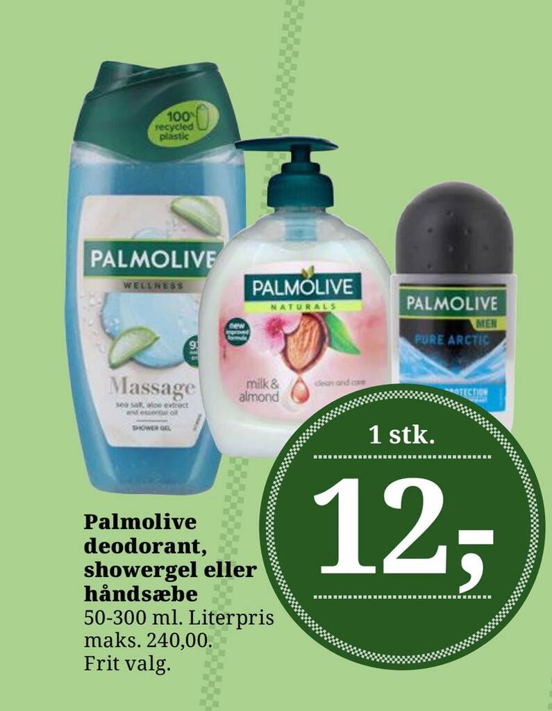 Palmolive Deodorant Showergel Eller H Nds Be Tilbud Hos Dagli Brugsen