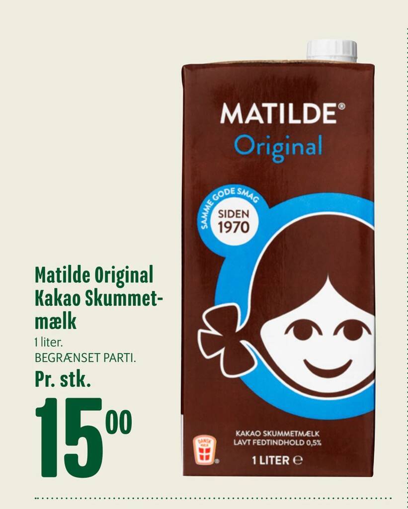 Matilde Original Kakao Skummetm Lk Tilbud Hos Min K Bmand