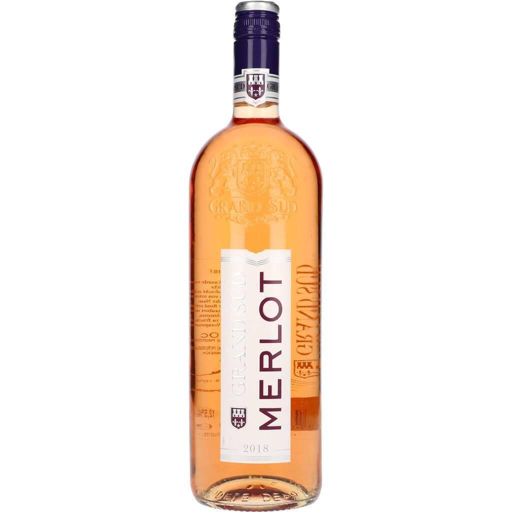 Grand Sud Merlot Rosé 12 5 1 ltr tilbud hos Netpris