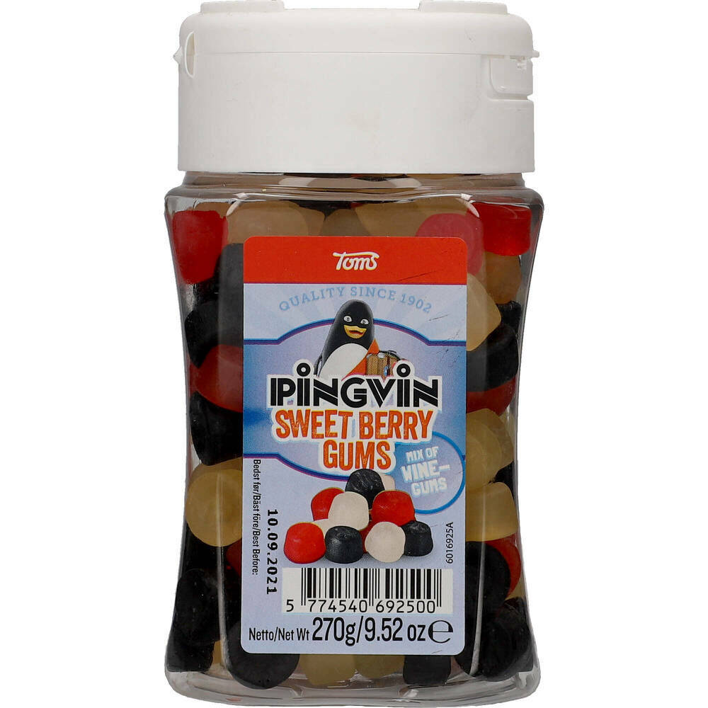 Pingvin Sweet Berry Gums Vingummi G Tilbud Hos Netpris