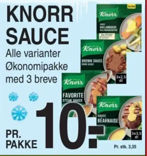 Knorr Sauce Tilbud Hos Abc Lavpris