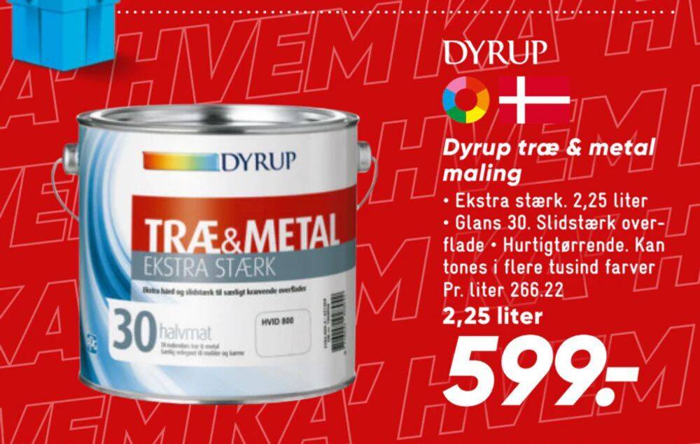 Dyrup Tr Metal Maling Tilbud Hos Bilka