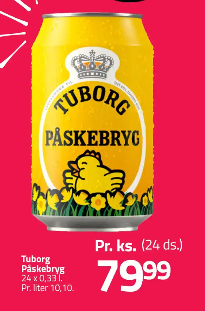 Tuborg Påskebryg tilbud hos Fleggaard