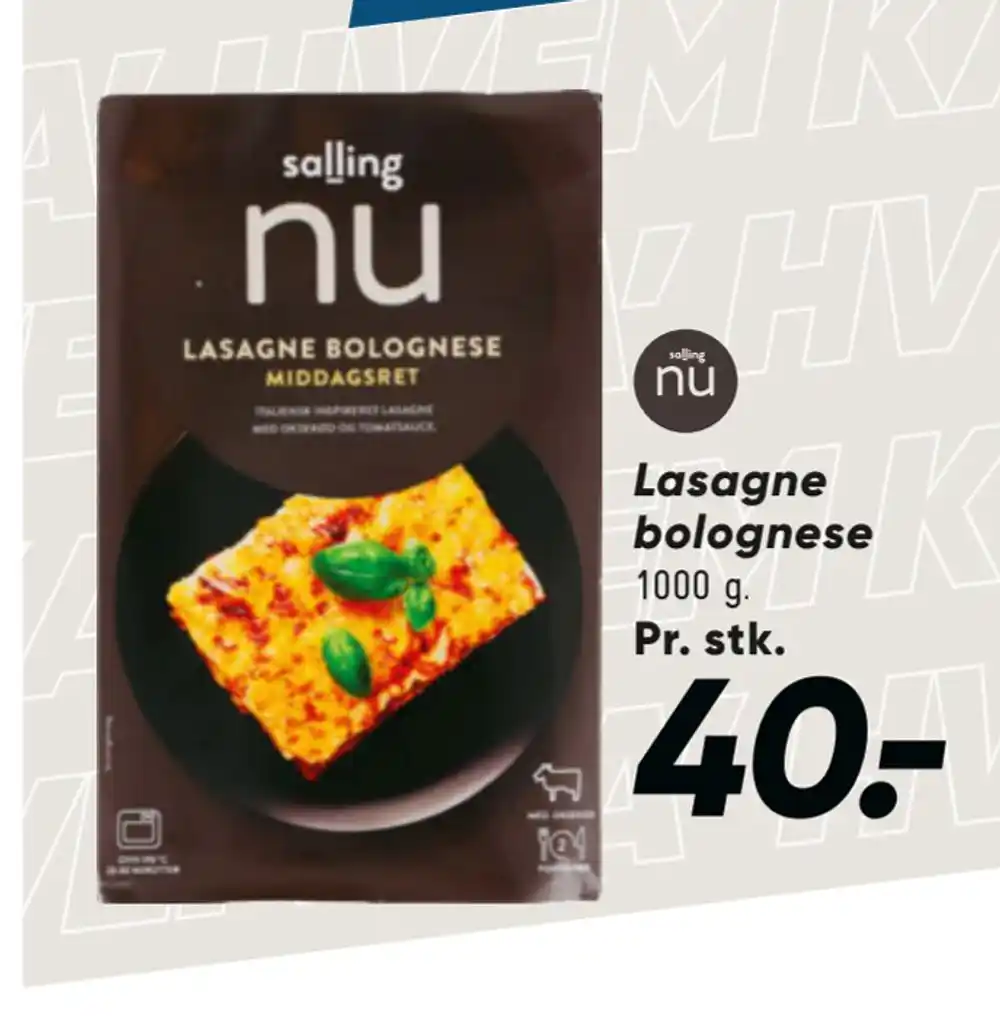 Lasagne Bolognese Tilbud Hos Bilka