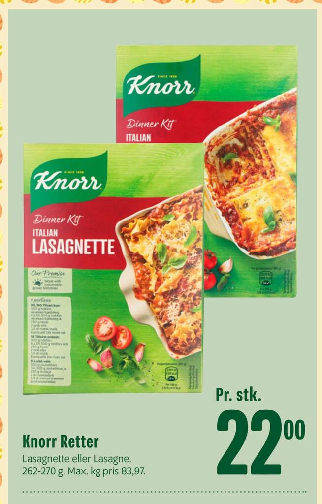 Knorr Retter tilbud hos Min Købmand