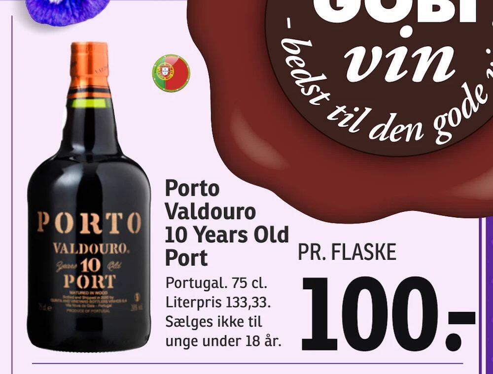 Porto Valdouro Years Old Port Tilbud Hos Spar