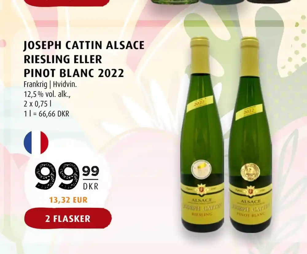 Joseph Cattin Alsace Riesling Eller Pinot Blanc Tilbud Hos