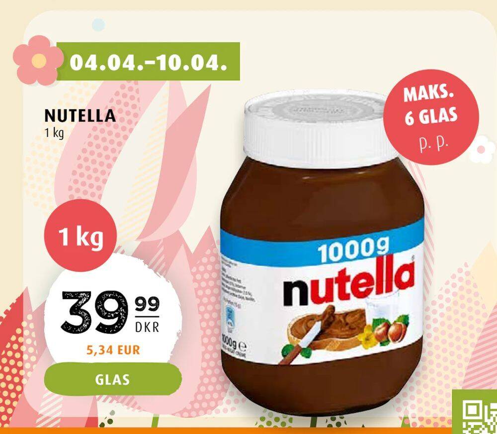 NUTELLA Tilbud Hos Scandinavian Park