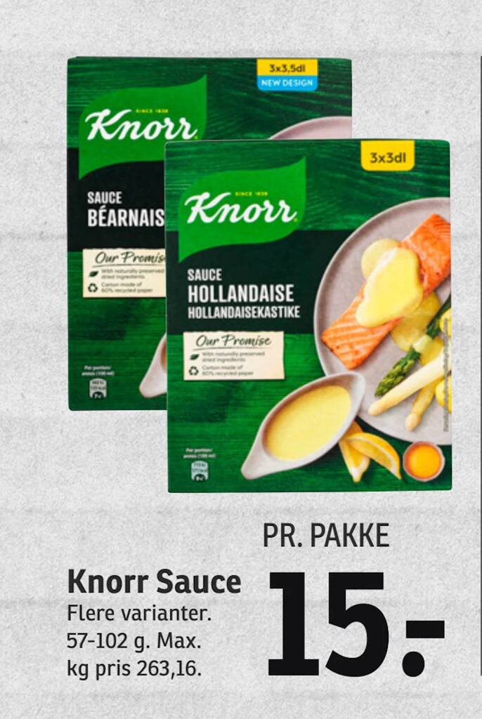 Knorr Sauce Tilbud Hos Spar