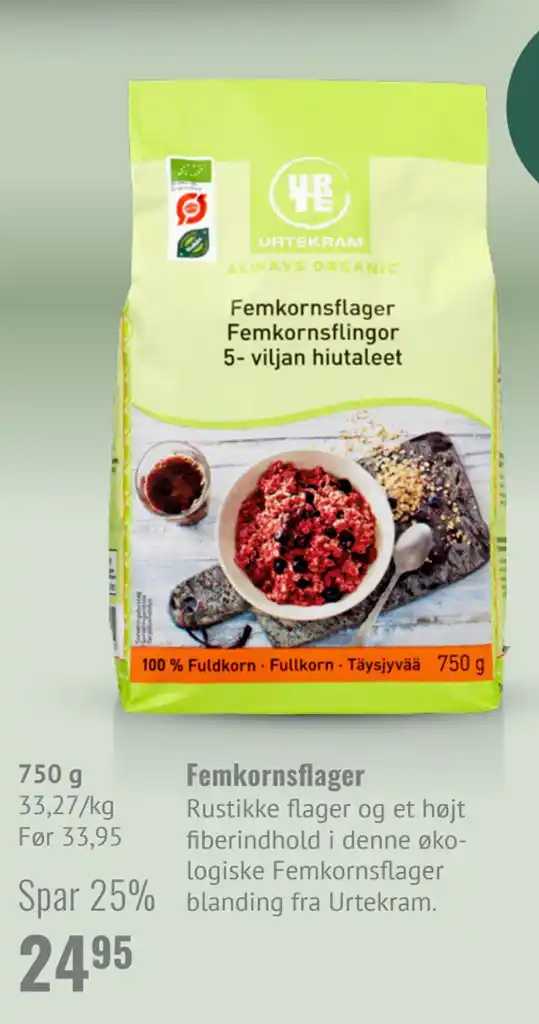 Femkornsflager Tilbud Hos Din Lokale Helsekost