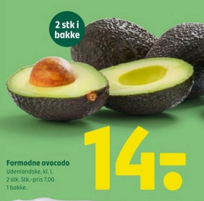 Formodne Avocado Tilbud Hos Coop 365