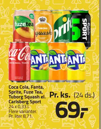 Coca Cola Fanta Sprite Tuborg Squah Carlsberg Sport El Fuze Tea