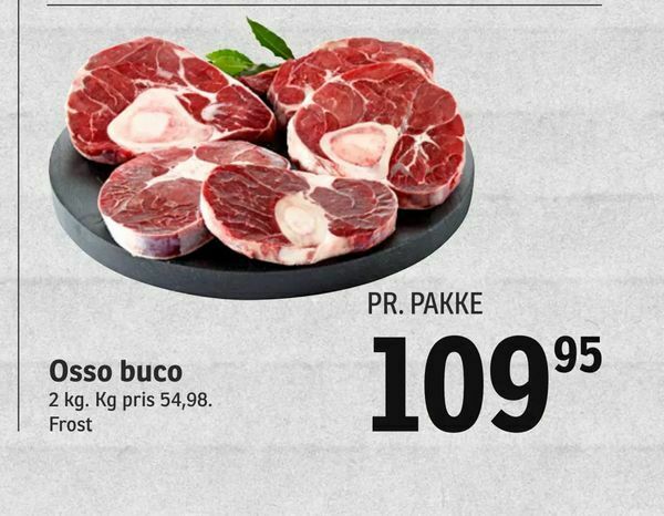 Osso Buco Tilbud Hos SPAR