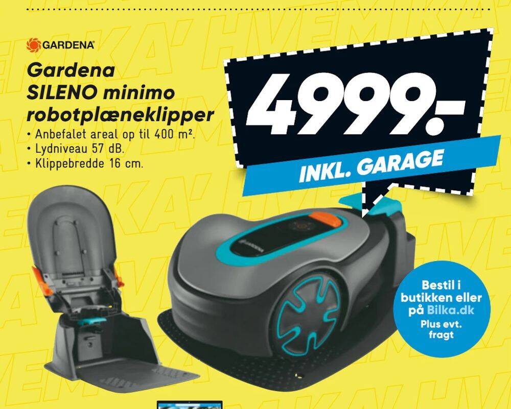 Gardena Sileno Minimo Robotpl Neklipper Tilbud Hos Bilka