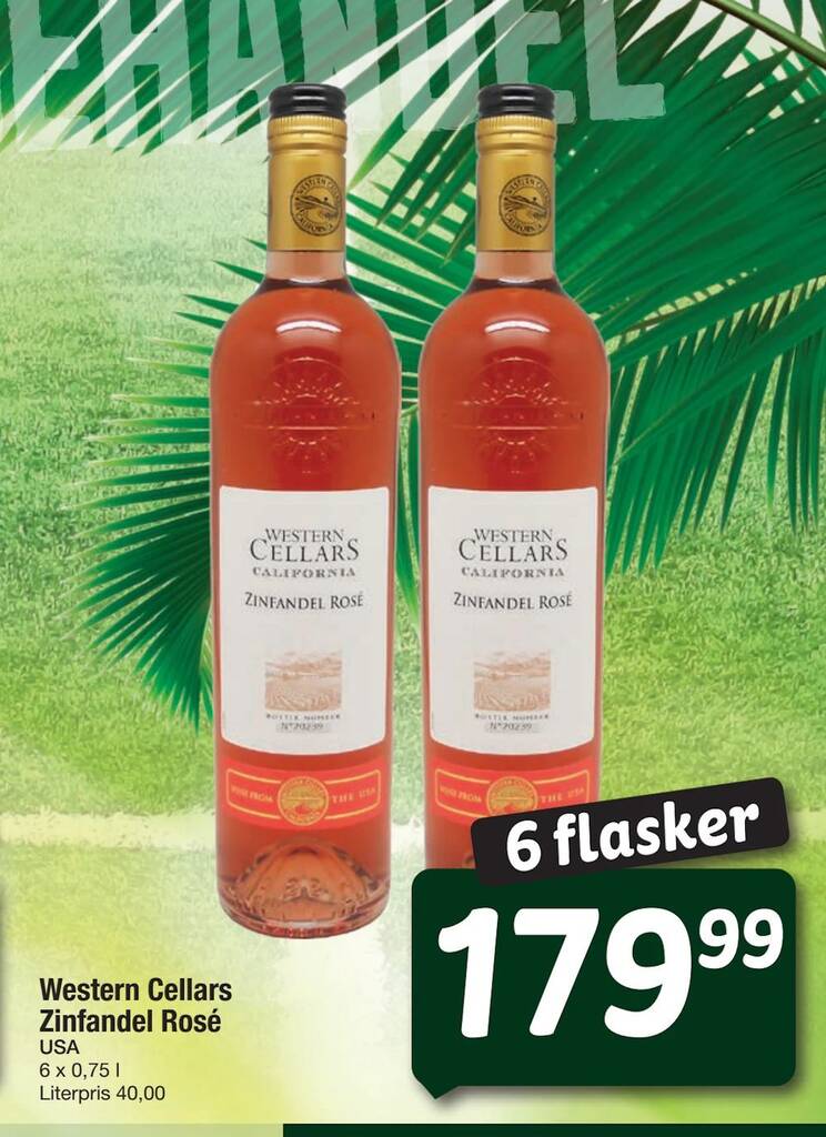 Western Cellars Zinfandel Rosé tilbud hos Fakta Tyskland