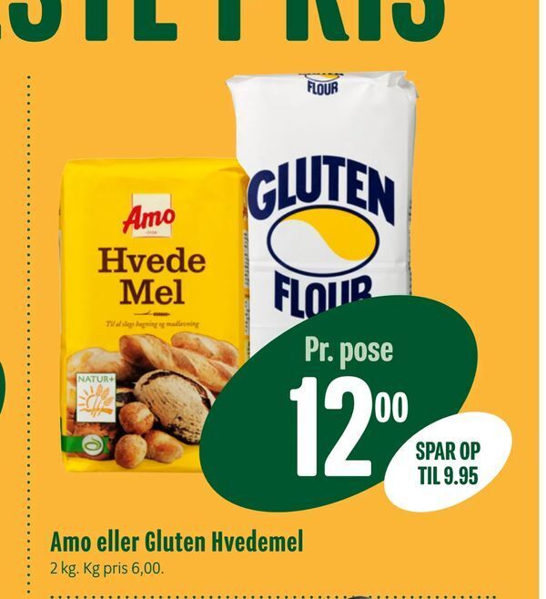 Amo Eller Gluten Hvedemel Tilbud Hos Min K Bmand