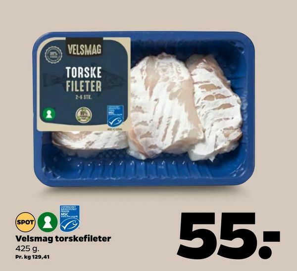 Velsmag Torskefileter Tilbud Hos Netto