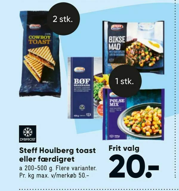 Steff Houlberg Toast Eller F Rdigret Tilbud Hos Bilka