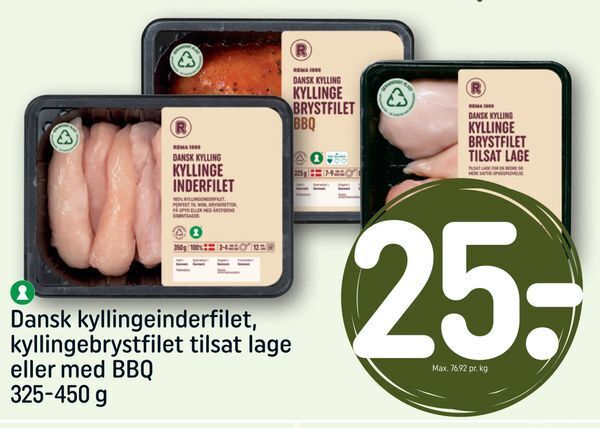 Dansk Kyllingeinderfilet Kyllingebrystfilet Tilsat Lage Eller Med Bbq