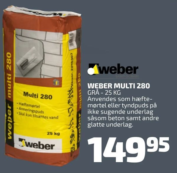 Weber Multi 280 Tilbud Hos Davidsen