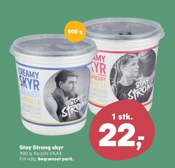 Stay Strong Skyr Tilbud Hos Superbrugsen