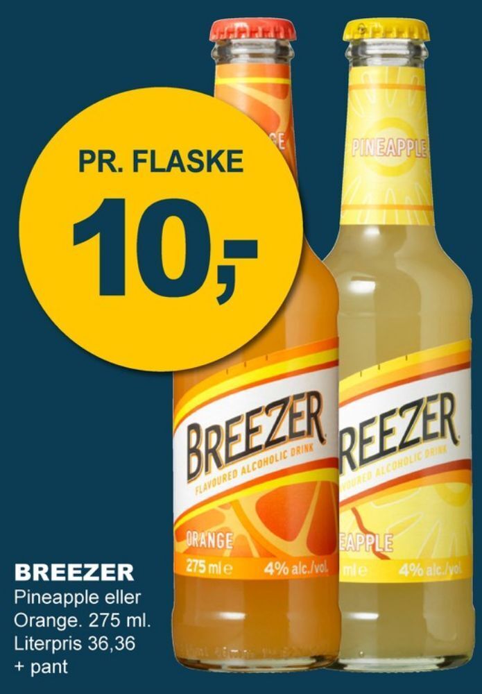 Bacardi Breezer Rtd Cider Tilbud Hos Let K B