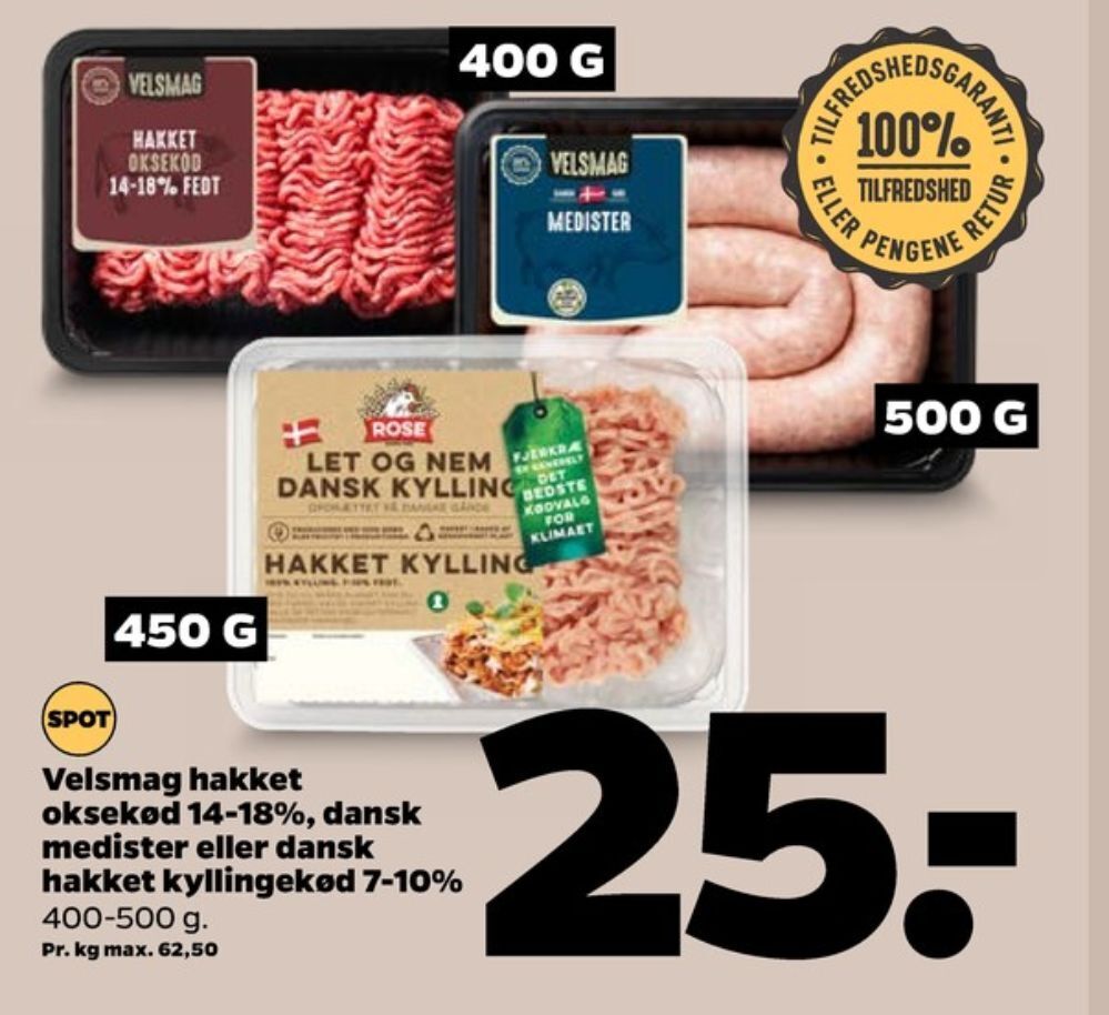 Velsmag Hakket Oksek D Tilbud Hos Netto