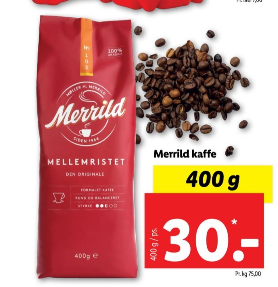 Mellemristet Kaffe Formalet Tilbud Hos Lidl