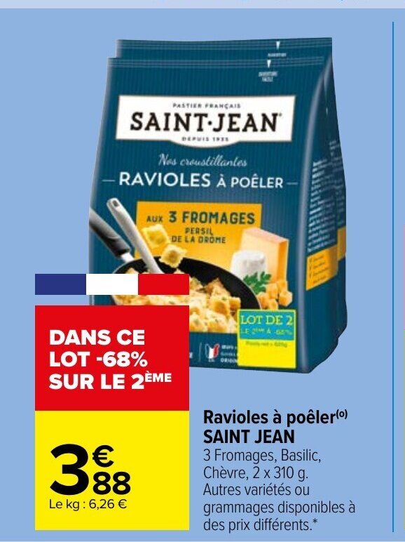 Promo Saint Jean Ravioles Po Ler Chez Carrefour Market