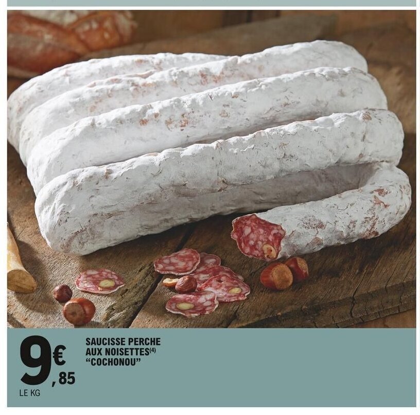 Promo Saucisse Perche Aux Noisettes Cochonou Chez E Leclerc Express