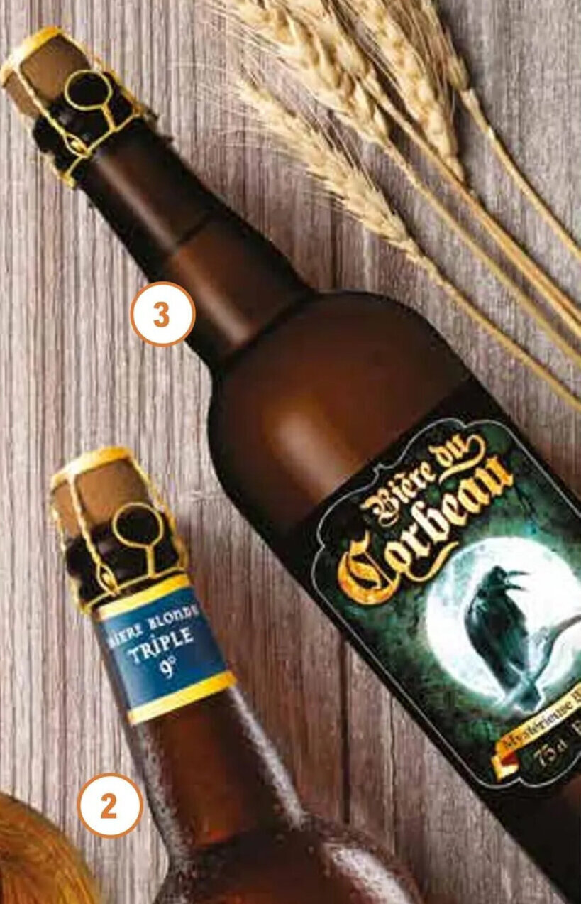 Promo CORBEAU bière blonde chez E Leclerc