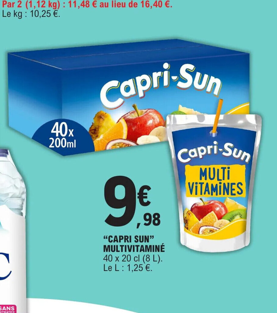 Promo Capri Sun Multivitamin Chez E Leclerc