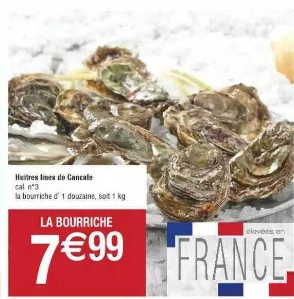 Promo Hu Tre Fines De Cancale Chez Cora