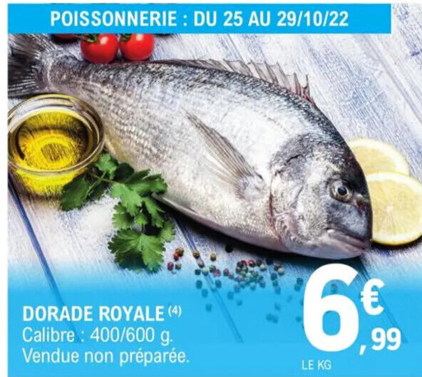 Promo Dorade Royale Chez E Leclerc