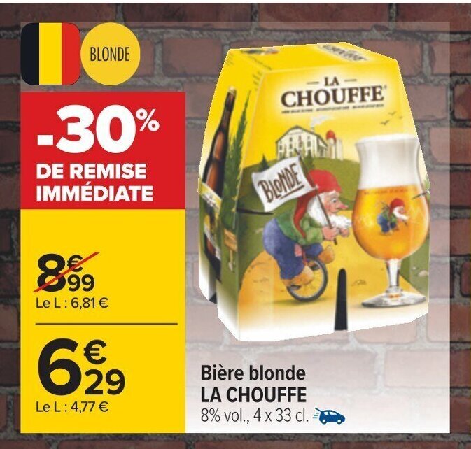 Promo Biere Blonde La Chouffe Chez Carrefour