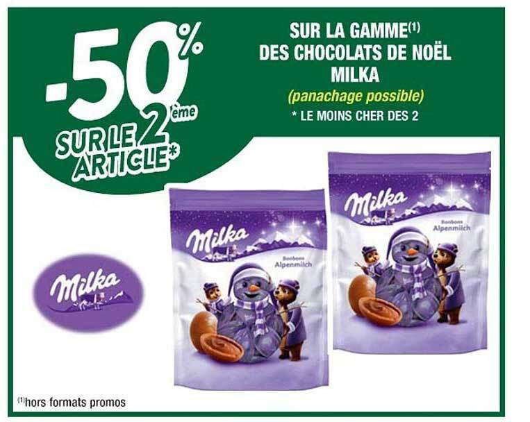 Promo La Gamme Des Chocolats De No L Milka Chez Cora