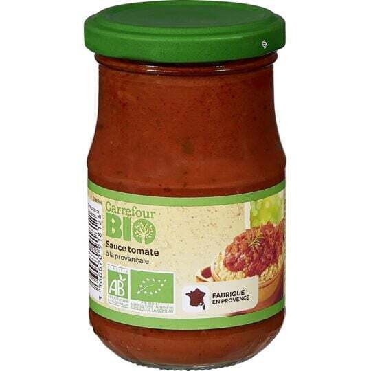 Promo Carrefour bio sauce bio tomate provençale chez Carrefour