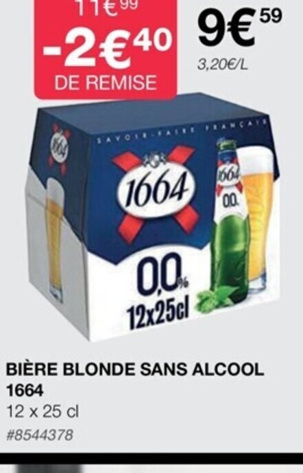 Promo Biere Blonde Sans Alcool Chez Costco