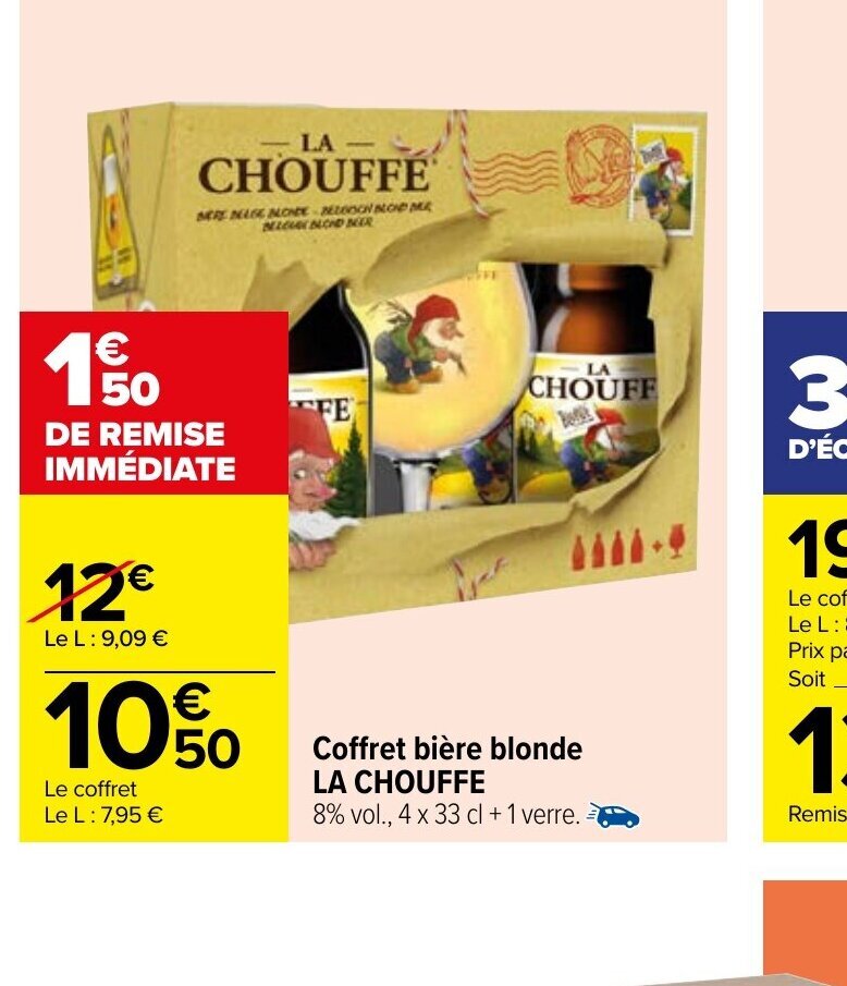 Promo Coffret Bi Re Blonde La Chouffe Chez Carrefour Market